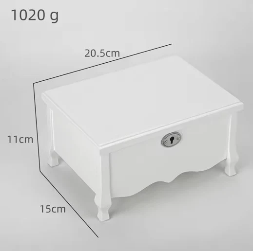Personalised Girls White Jewellery Box - Image 3
