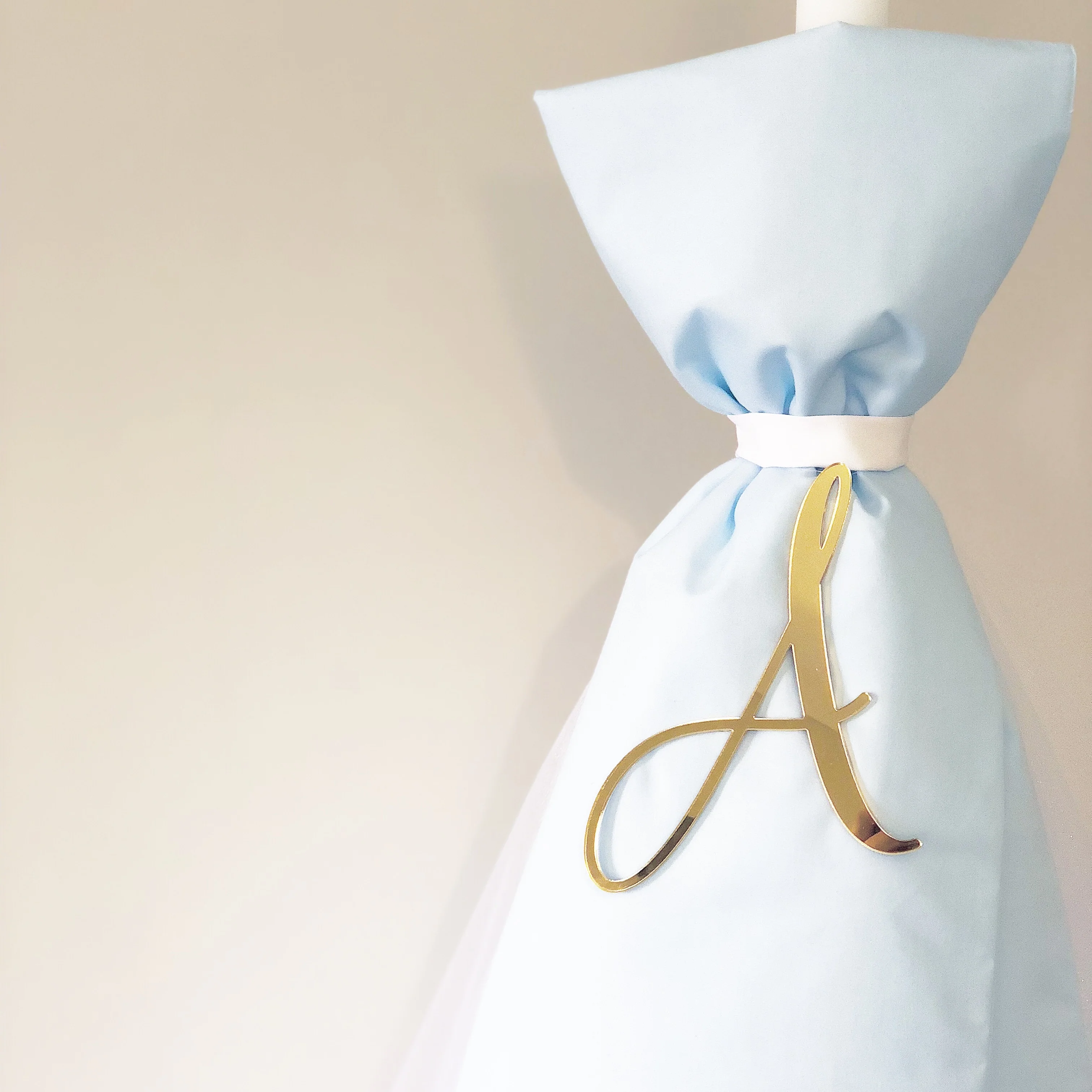 Orthodox Christening/Wedding Layered Fabric Candle | Lambatha - Image 11