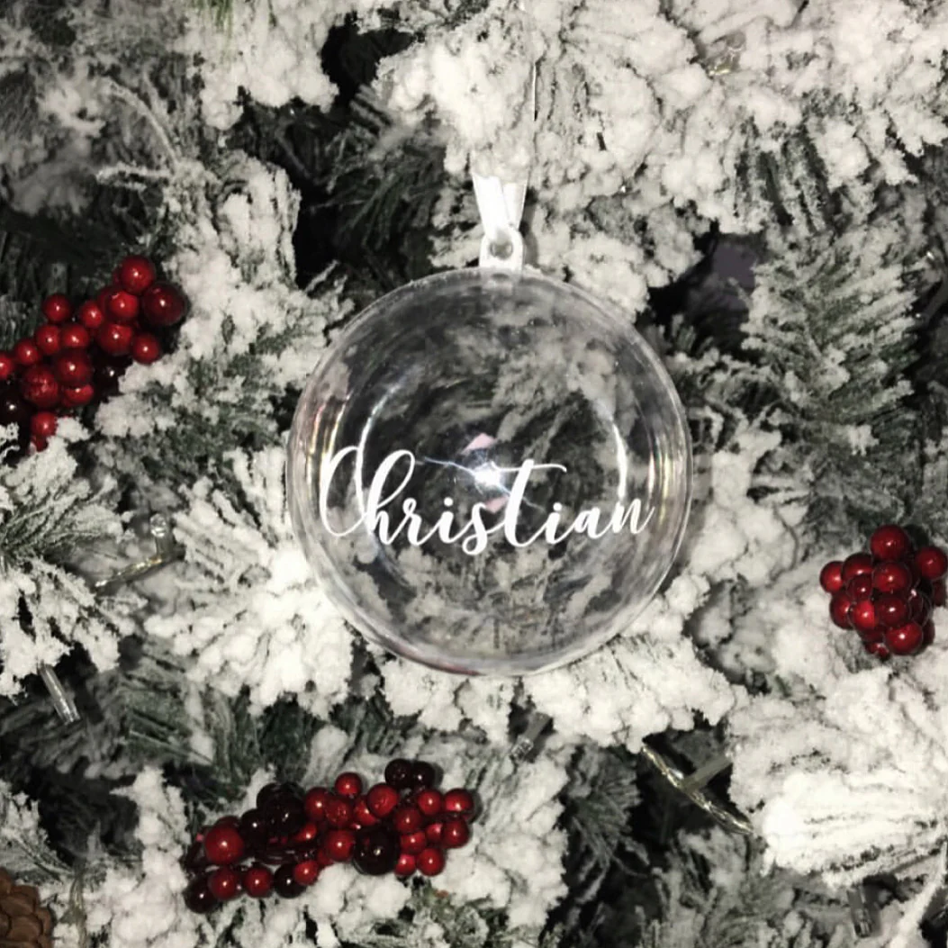 Personalised Fillable Baubles - Image 3